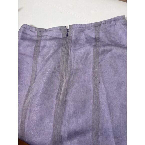 Vtg 2Pc Y2K Handmade Skirt Prom Goth Fairy Beaded‎ Witch Sheer Crochet Size 4-6 - Picture 13 of 14